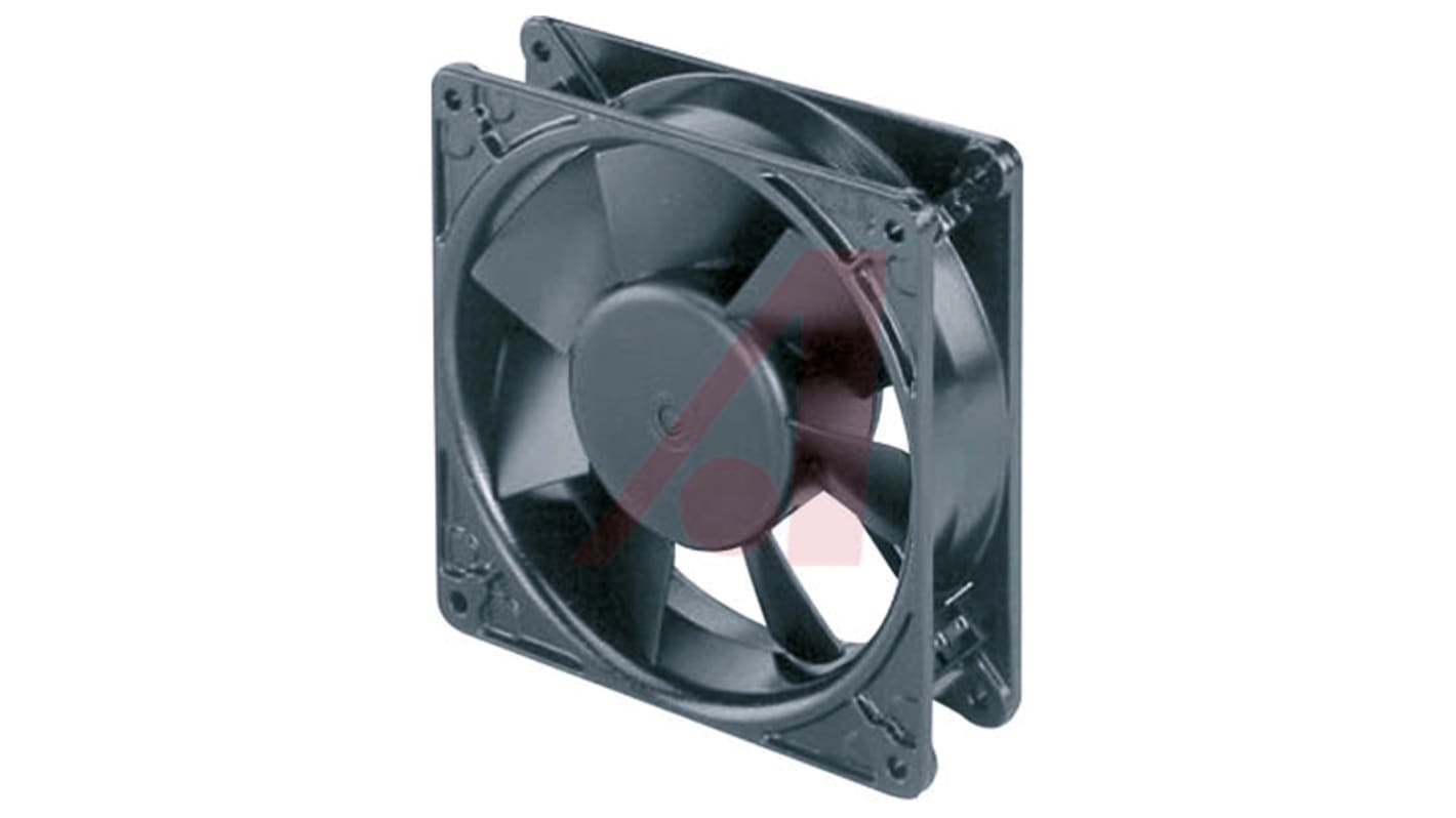 ebm-papst W2G115 Series Axial Fan, 12 V dc, DC Operation, 200m³/h, 4.5W, 375mA Max, 127 x 127 x 38mm