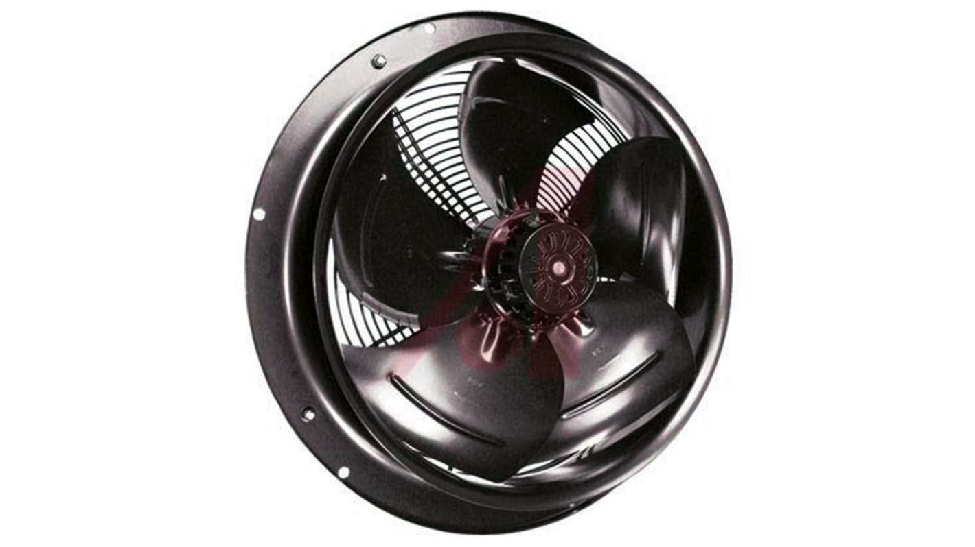 ebm-papst axiális ventilátor, 230 V AC, 400 V AC, 460 x 80mm, 2870m³/h, 1420rpm