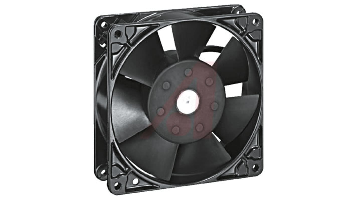 ebm-papst 5900 Series Axial Fan, 115 V ac, AC Operation, 206m³/h, 17W, 127 x 127 x 38mm