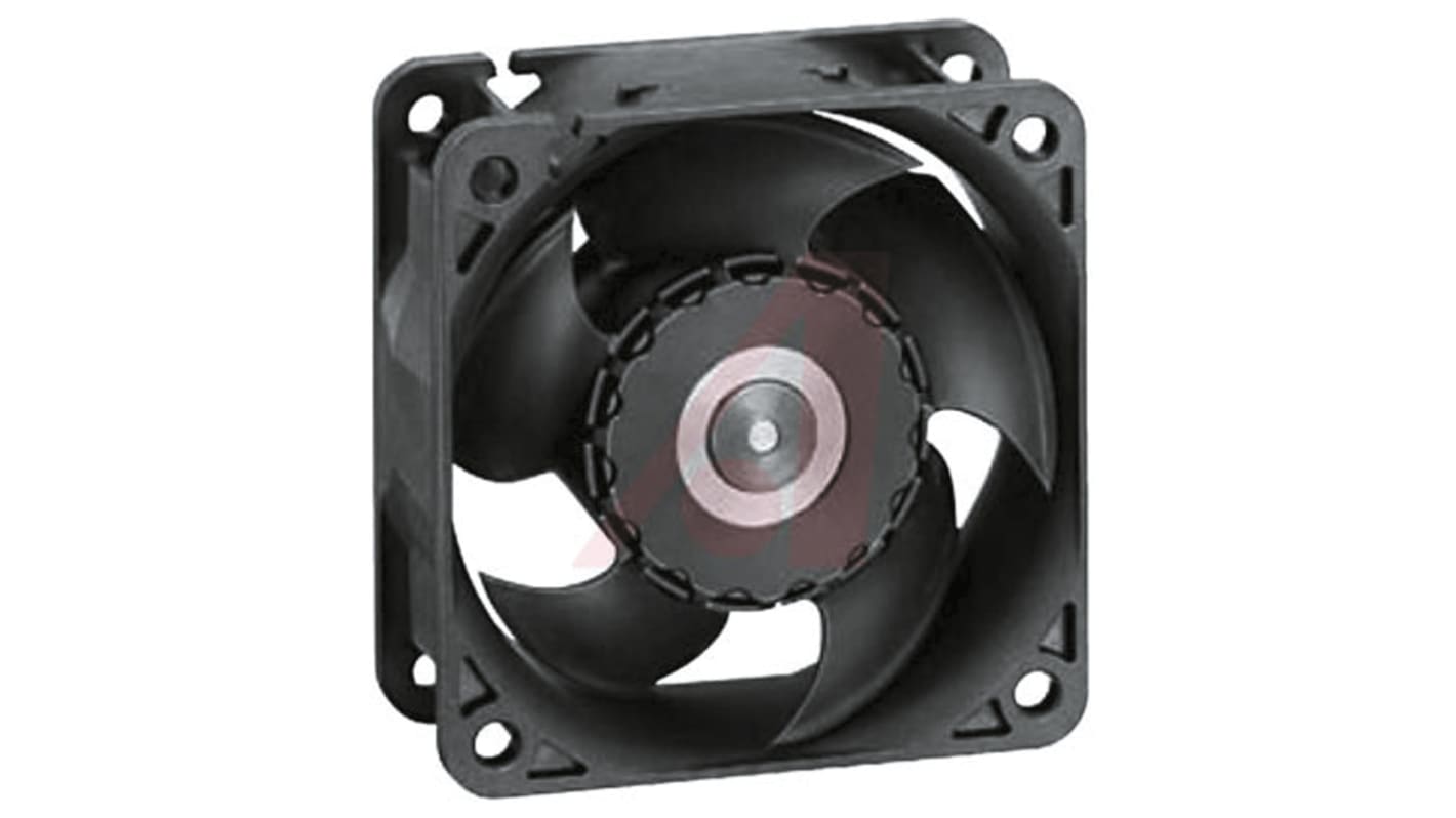 ebm-papst 620 Series Axial Fan, 12 V dc, DC Operation, 46m³/h, 2.3W, 60 x 60 x 25mm