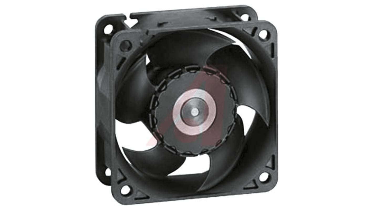 ebm-papst 620 Series Axial Fan, 24 V dc, DC Operation, 30m³/h, 1.5W, 60 x 60 x 25mm