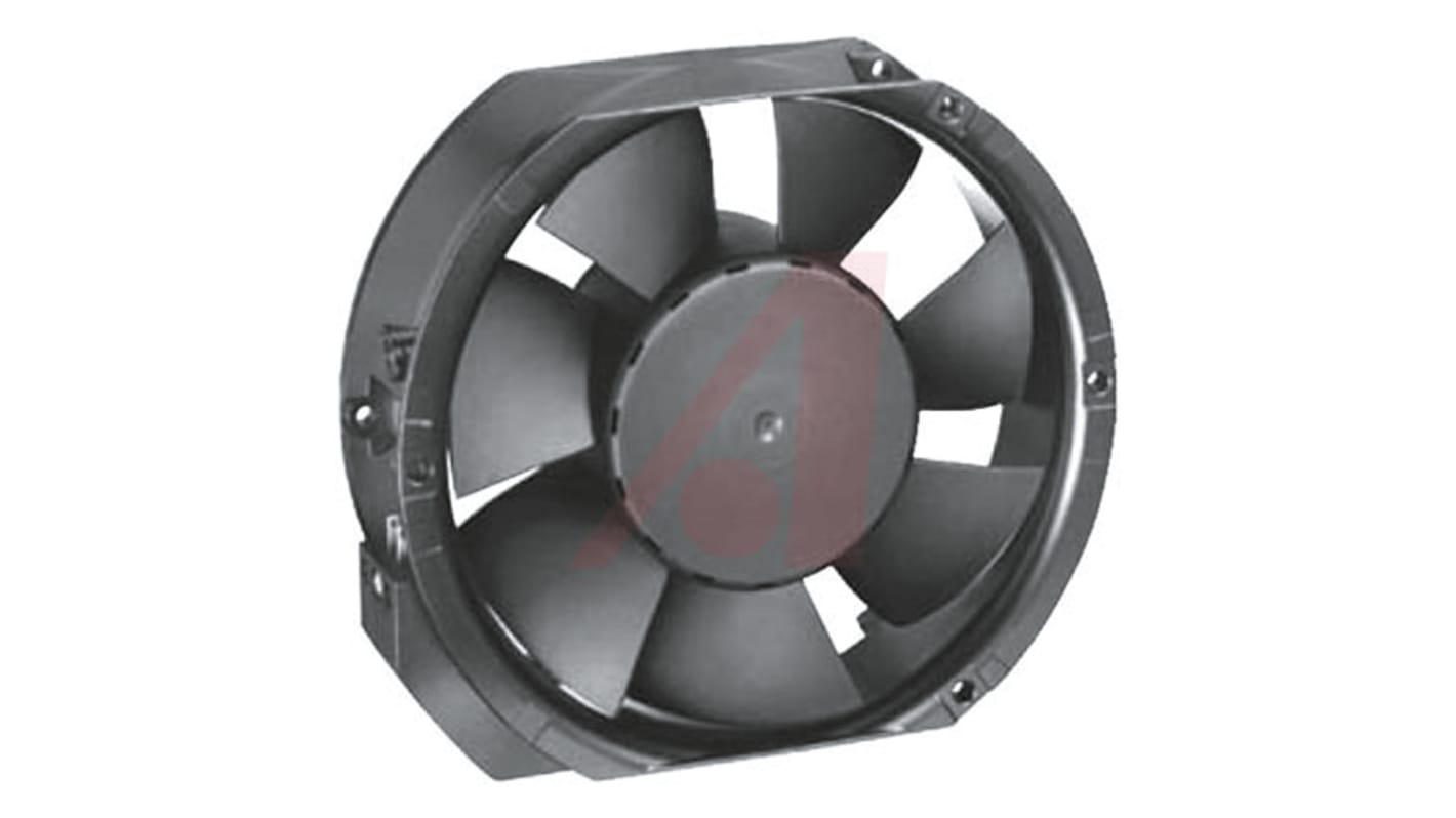 Axiální ventilátor, řada: 6400 DC, 172 x 150 x 51mm, průtok vzduchu: 410m³/h 17W 24 V DC