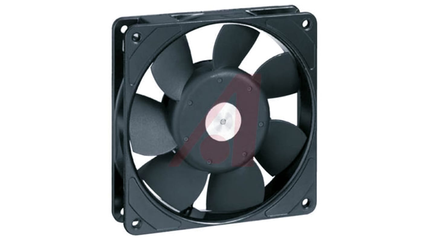 ebm-papst 9900 Series Axial Fan, 115 V ac, AC Operation, 111m³/h, 8W, 119 x 119 x 25mm