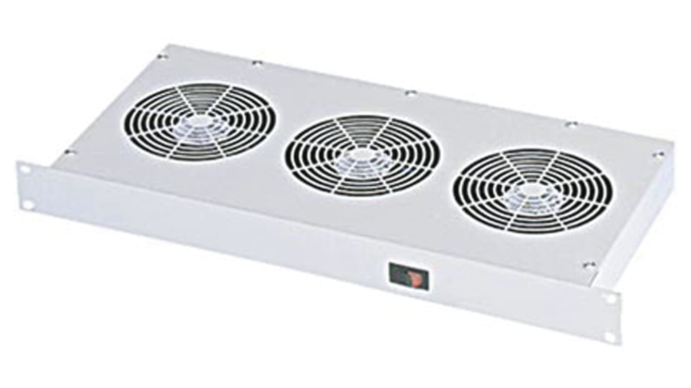 Support de ventilateur ebm-papst, 3 ventilateurs, 482.6 x 211 x 43mm