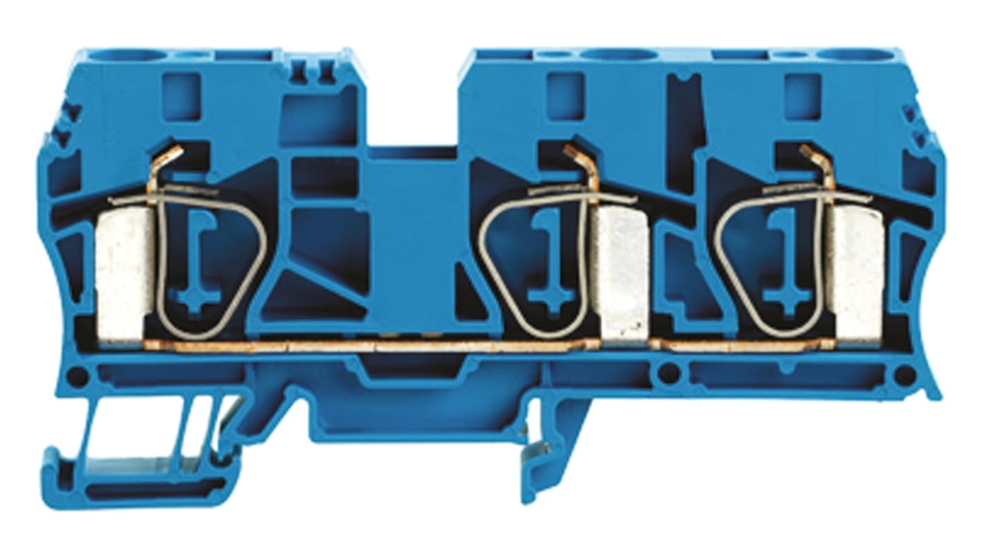 1767700000 Weidmuller Z Series Blue Feed Through Terminal Block