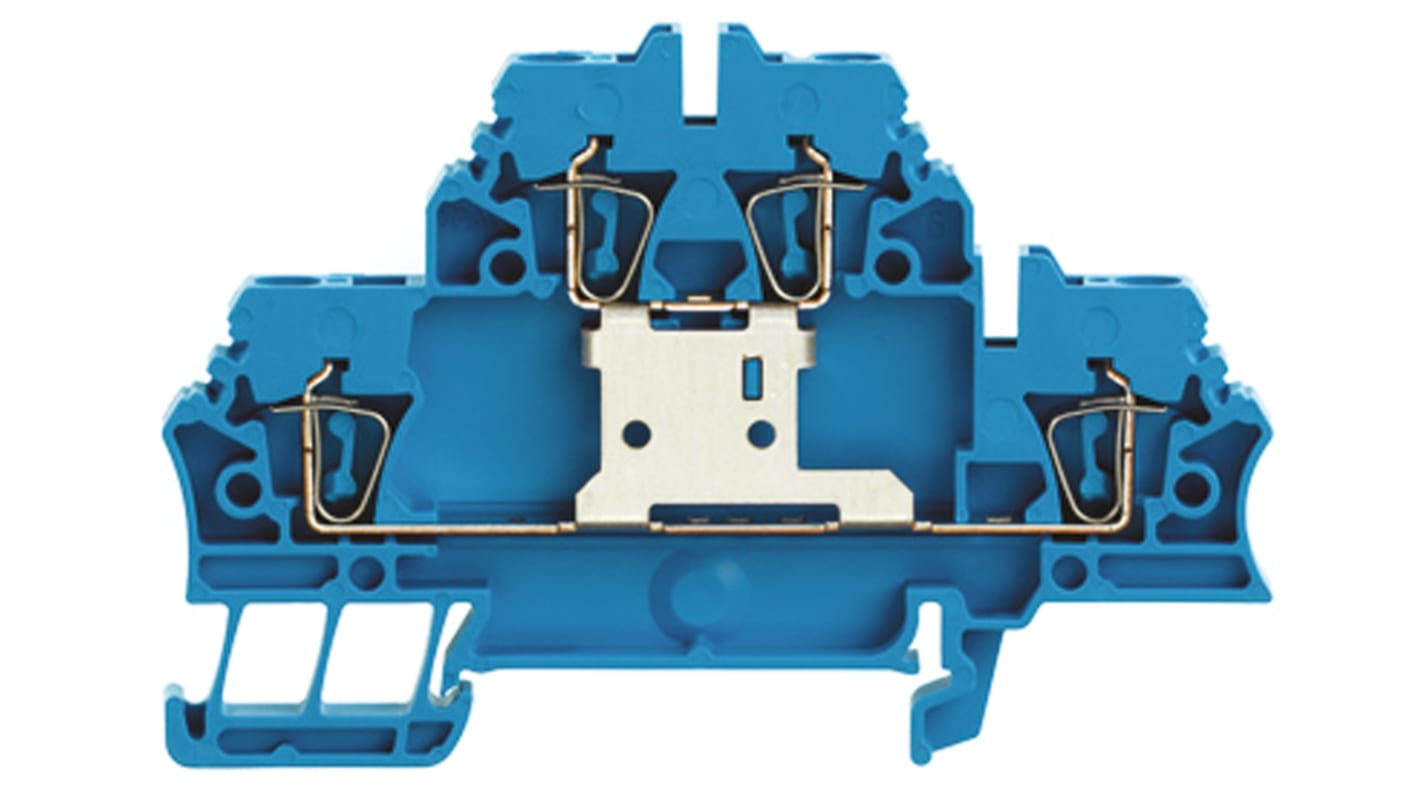 1745880000 Weidmuller Z Series Blue Feed Through Terminal Block, 2