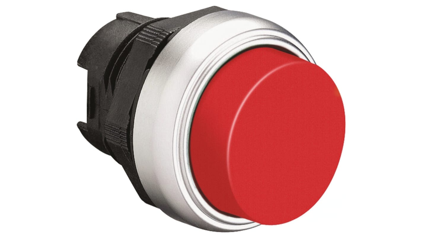 Lovato Platinum Series Red Spring Return Push Button Head, 22mm Cutout, IP66, IP67, IP69K