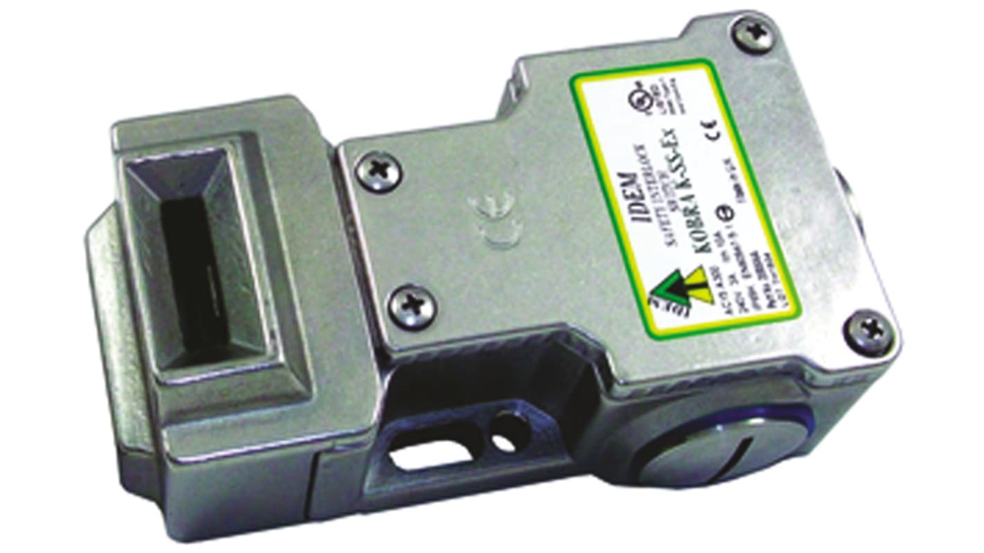 Interruptor de Bloqueo de Seguridad IDEM 208026, Cable, 4, 2 NC / 2 NA, 10 A, 240V, 1 NA, 2 NC / 1 NA, Acero