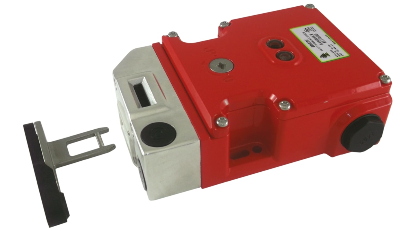 IDEM KLTM-RFID Magnet-Verriegelungsschalter, Entriegelt bei Spannung, 24V dc inkl.Betätiger, RAMZLOCK, mit