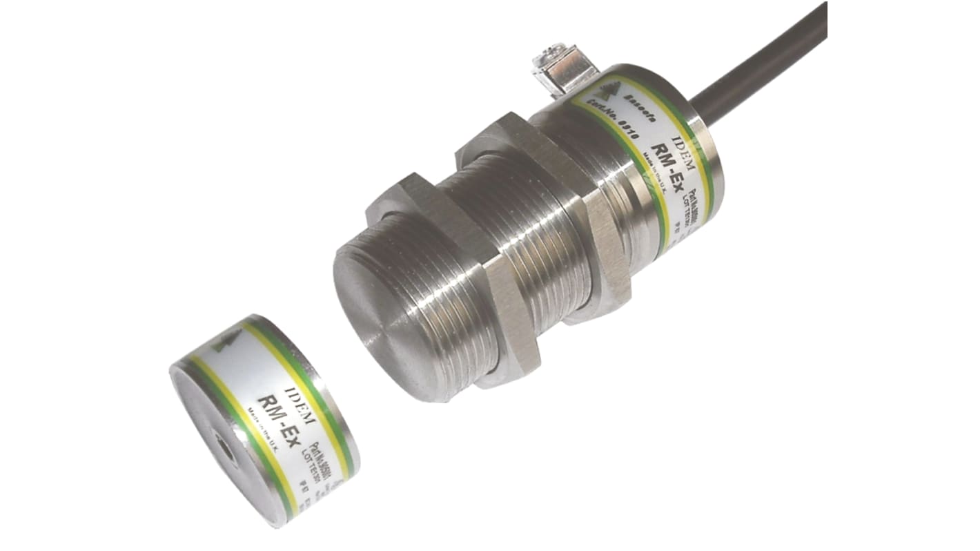 IDEM RM-Ex 10m Kabel Berührungsloser Sicherheitsschalter aus Edelstahl 316 250V ac/dc, 2 Öffner / Schließer, Magnet