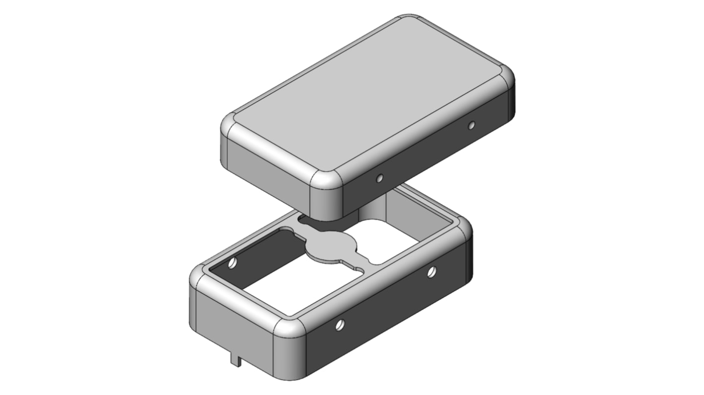 Masach Tech MS Tin Plated Steel PCB Enclosure, 21 x 12 x 5mm