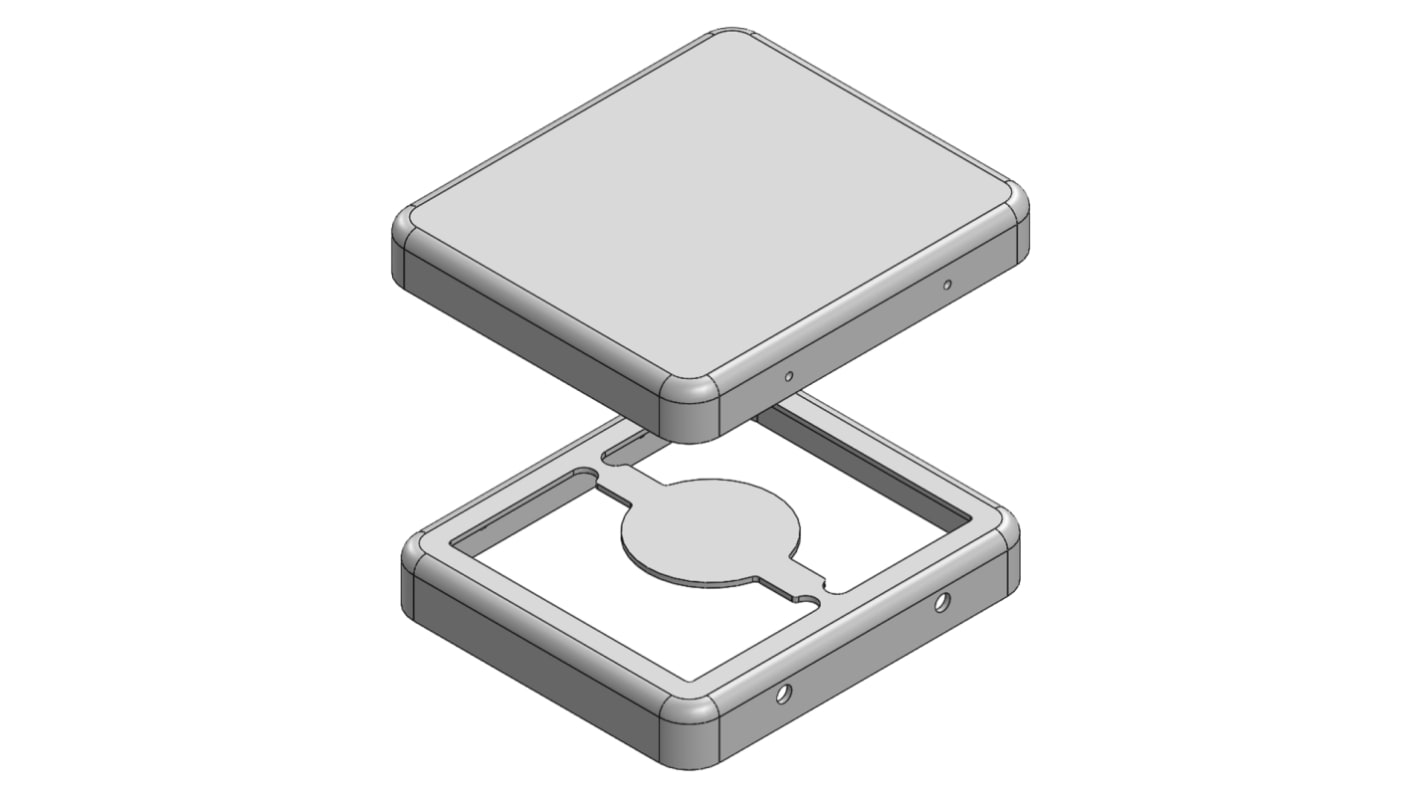 Masach Tech MS Tin Plated Steel PCB Enclosure, 22 x 19.3 x 3.3mm