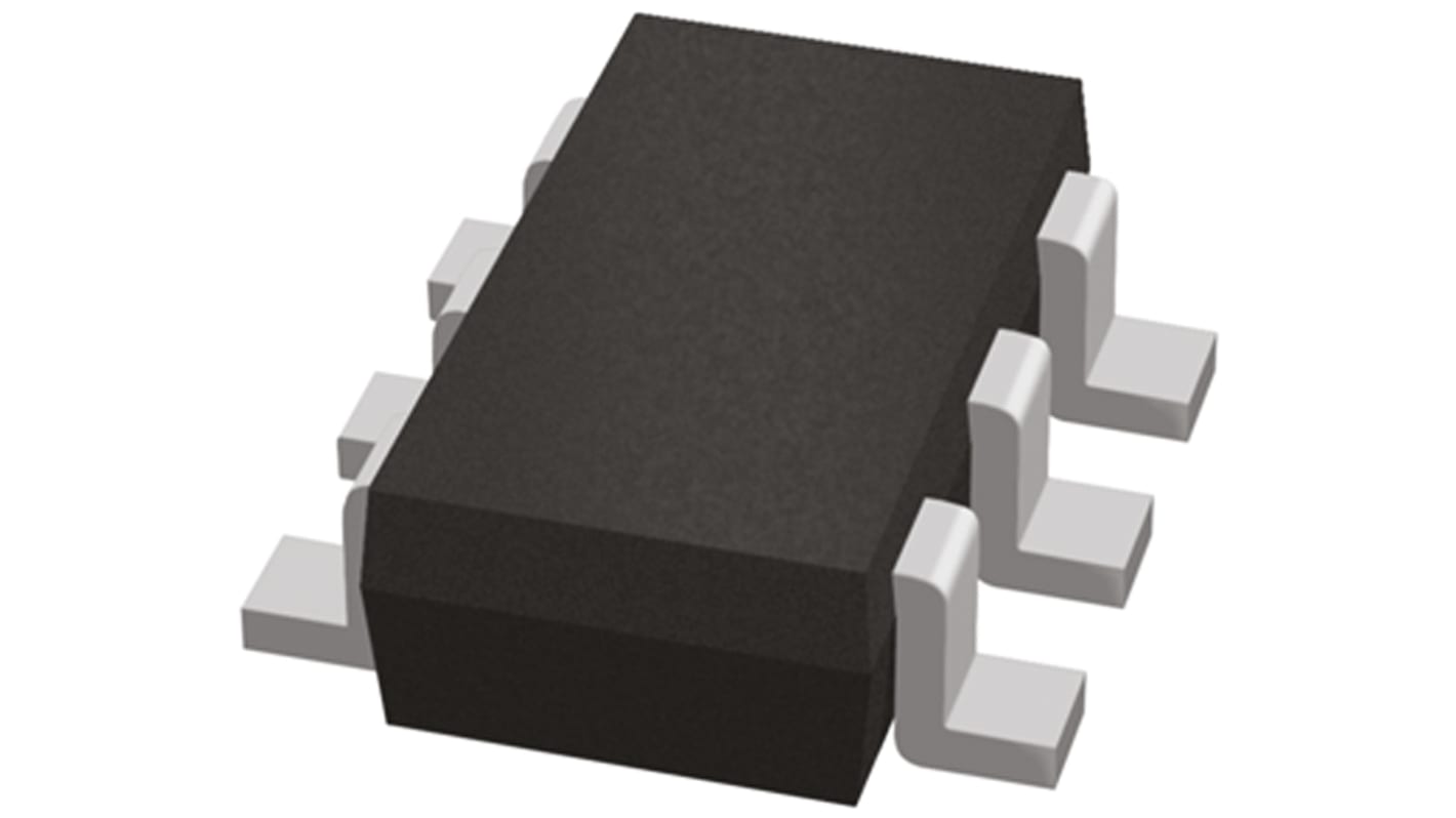 ROHM RZQ050P01TR P-Kanal, SMD MOSFET 12 V / 5 A 1,25 W, 6-Pin TSMT-6