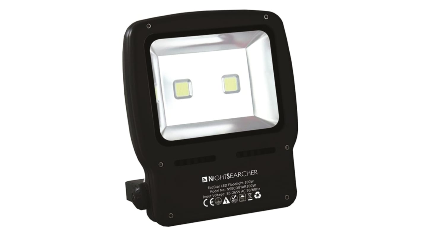 Nightsearcher, Reflektor NSLINKSTAR100, 2 LED, 100 W, 10000 lm, IP65, 100 → 240 V ac