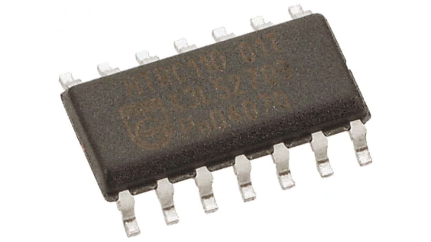 Sextuple canaux Buffer, 74LV07AS14-13, 74LV, Drain ouvert, 14 broches SOIC