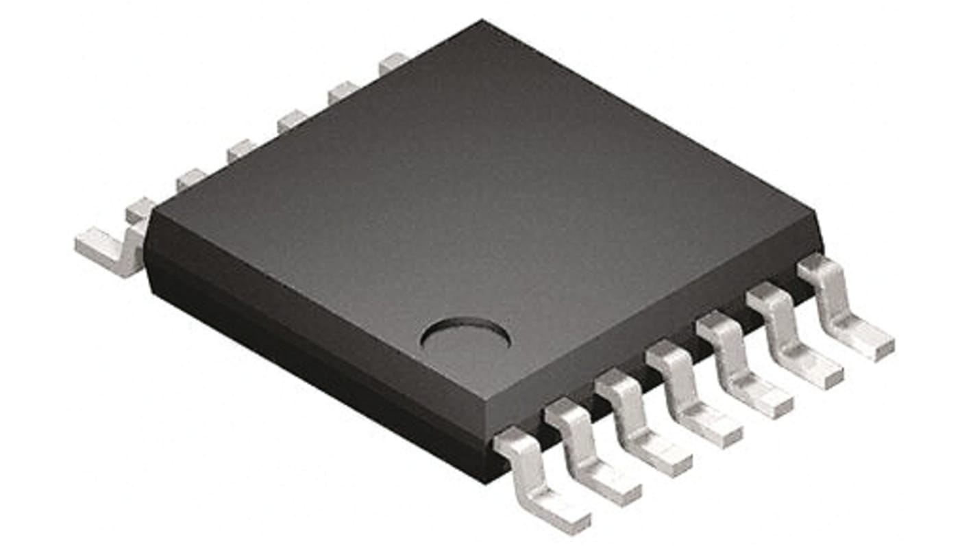 DiodesZetex 74LV07AT14-13, Hex-Channel Schmitt Trigger Open Drain Buffer, 14-Pin TSSOP