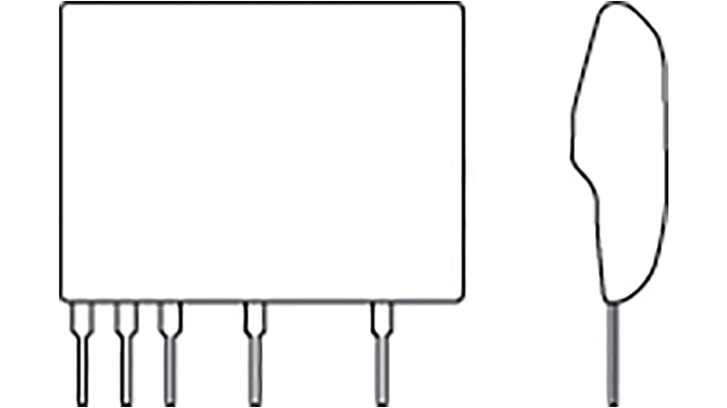 AC-DC átalakító BP5090-12 200mA, -11,5 – -13,2 V, 8-tüskés, SIP