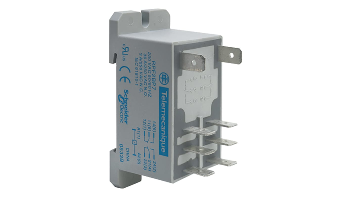 Power relay, 25 A, 250 V, rpf + options