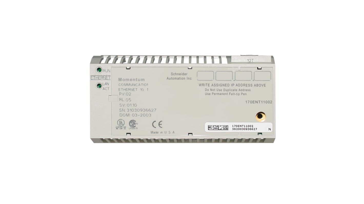 Schneider Electric Communication Module for Use with Modicon Momentum Automation Platform