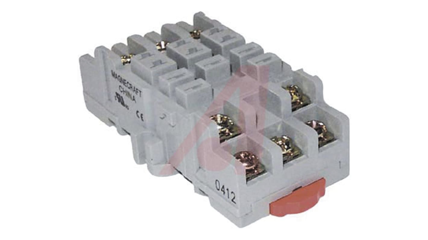 Schneider Electric 300V Relay Socket for use with Various Series