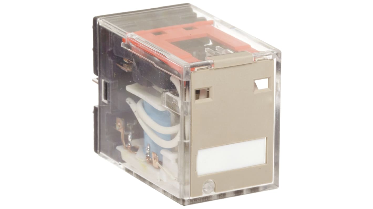 MY4AC110/120(S) Omron Plug In NonLatching Relay, 120V ac Coil, 5A Switching Current, 4PDT RS