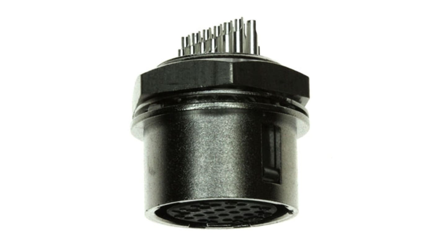 Hirose Connector, 20 Contacts, Panel Mount, Micro Connector, Socket, Female, HR10 Series