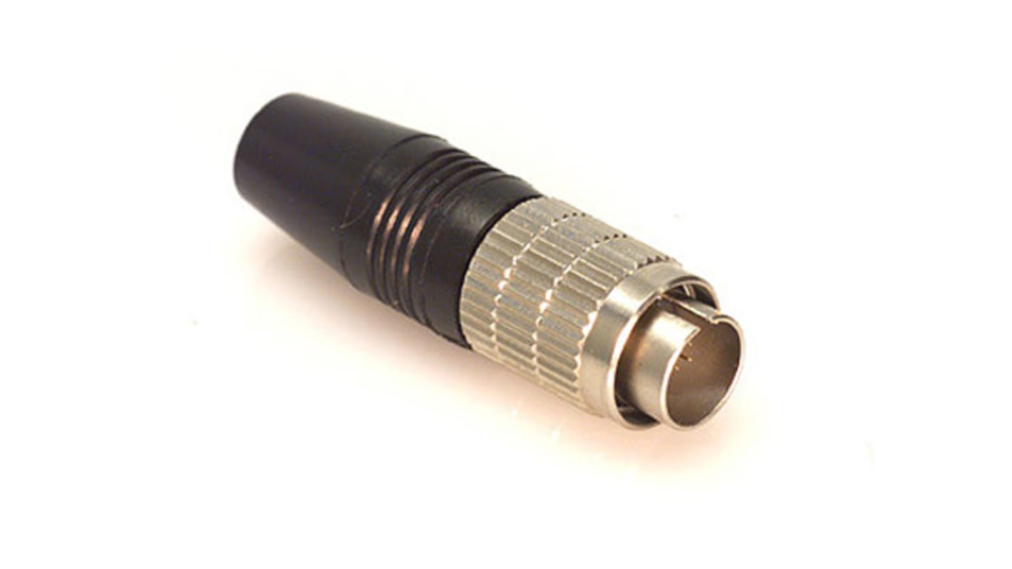 Hirose Connector, 12 Contacts, Cable Mount, Miniature Connector, Plug, Male, HR25 Series