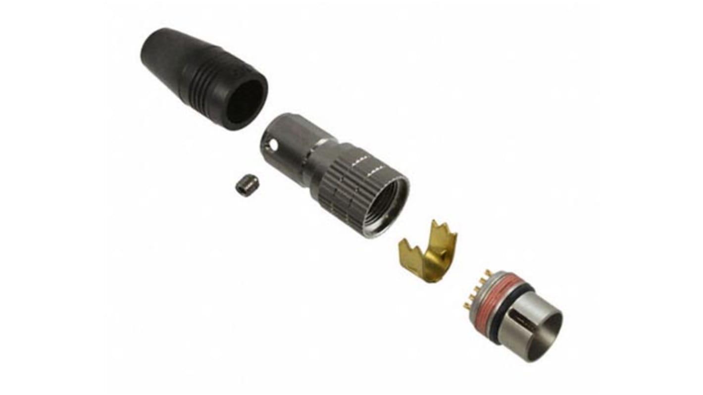 Hirose Circular Connector, 20 Contacts, Cable Mount, Micro Connector, Plug, Male, HR25 Series