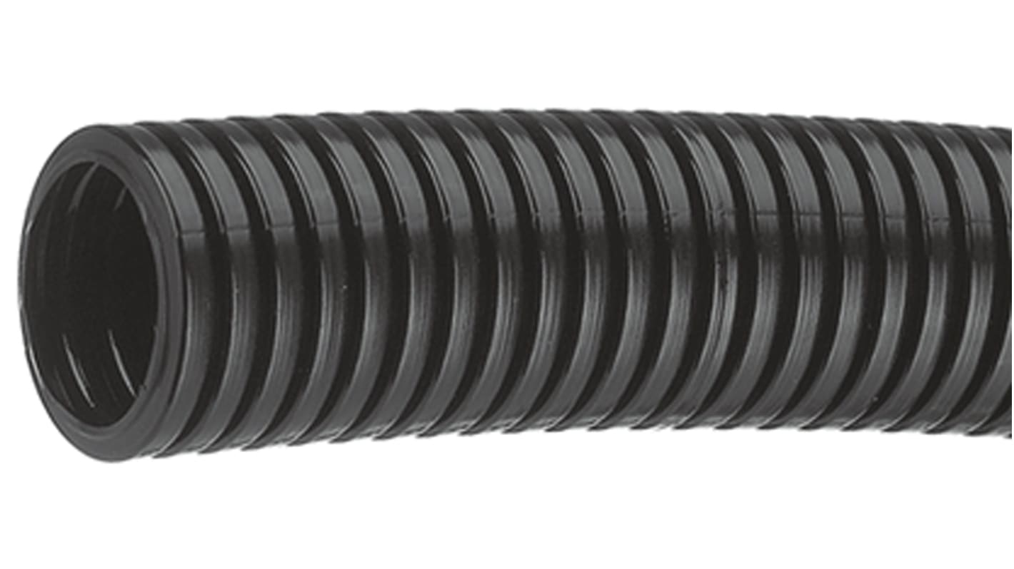 PMA CYLT Leerrohr Kunststoff, Ø 25mm nom. flexibel, Schwarz A ø 28.5mm I ø 22.6mm x 50m, mit IP-Schutzklasse