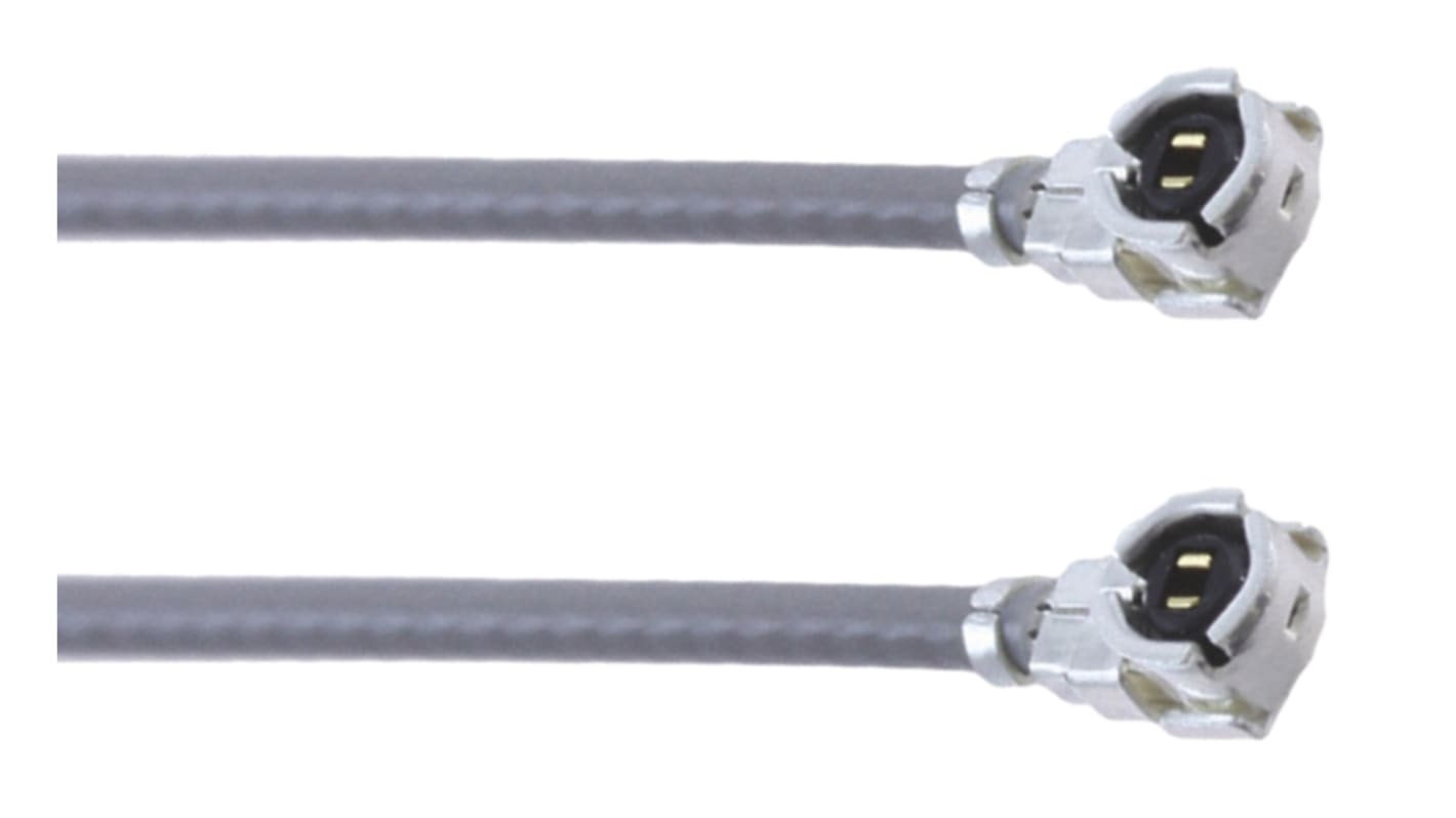 Cable coaxial Ultra-Fine Hirose, 50 Ω, con. A: U.FL, Hembra, con. B: U.FL, Hembra, long. 500mm, funda de Etileno