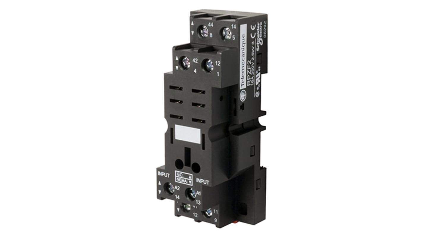 Schneider Electric 250V Interface Relay Module, for use with RPM Series Relay