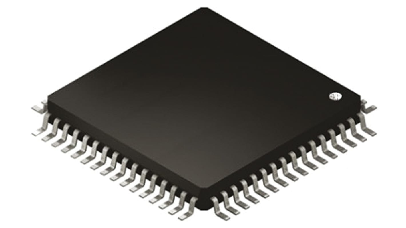 Mikrokontrolér R5F51113ADFK#30 32bit RX 32MHz 64 kB Flash 10 kB RAM USB, počet kolíků: 64, LQFP