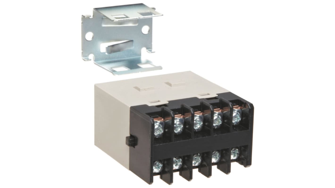 Relé de potencia sin enclavamiento Omron G7J de 2 polos, DPDT, bobina 24V dc, 25A, Montaje en Panel