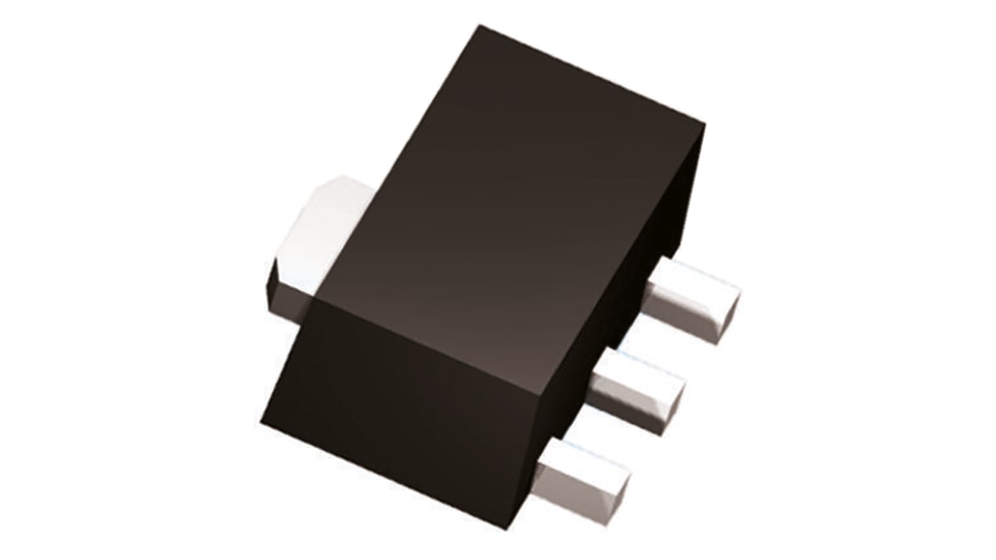 DiodesZetex AP2204RA-3.3TRG1, 1 Low Dropout Voltage, Voltage Regulator 150mA, 3.3 V 3-Pin, SOT-89