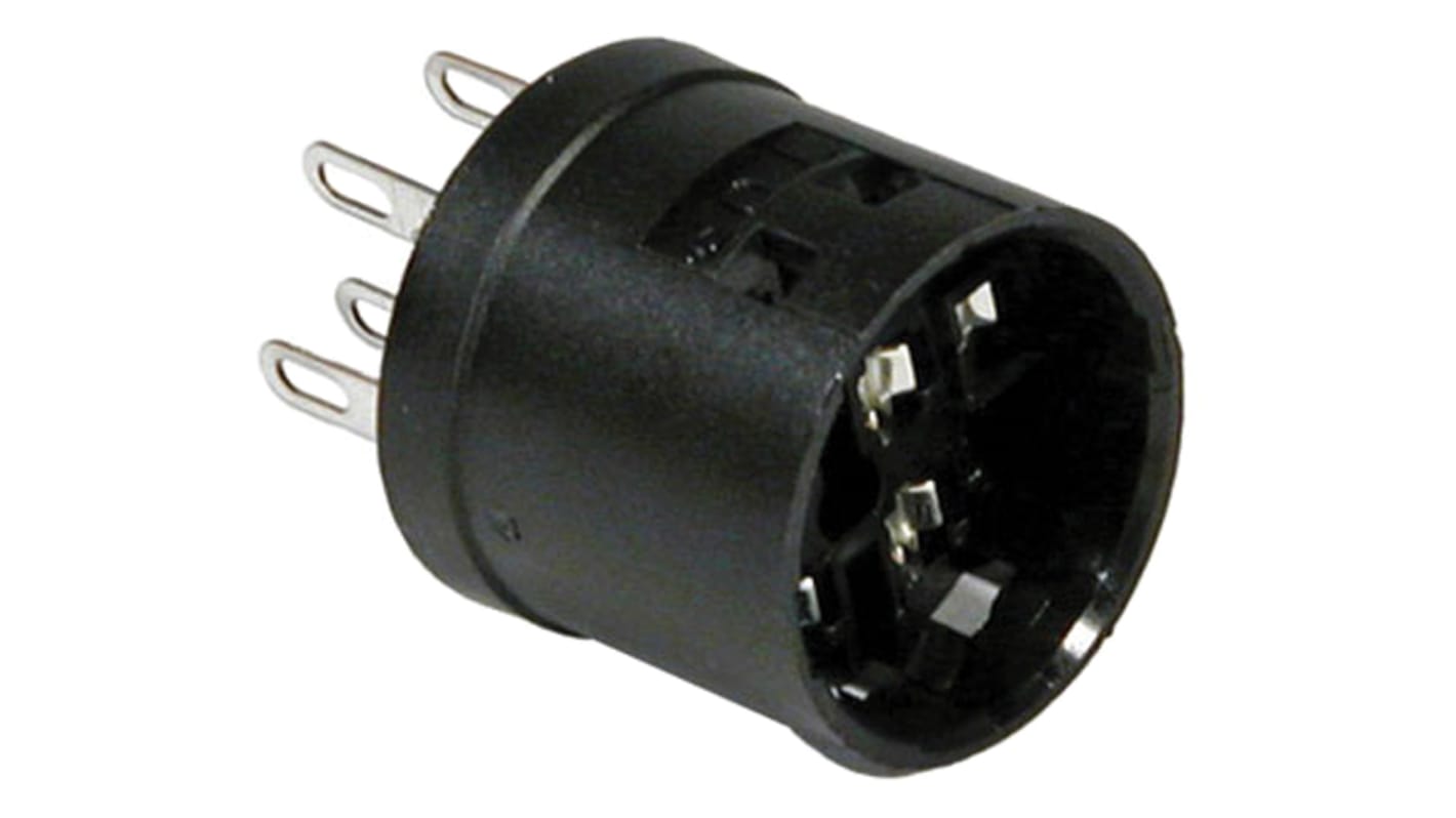 Idec Push Button Adapter for use with A6 Series Miniature Switches and Pilot Devices, All 5/8 in (16mm) Units, AL-C6