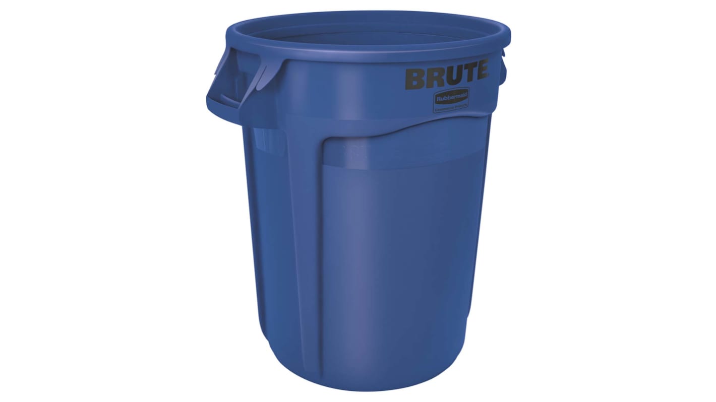 Poubelle Bleu en polyethylene, 121L