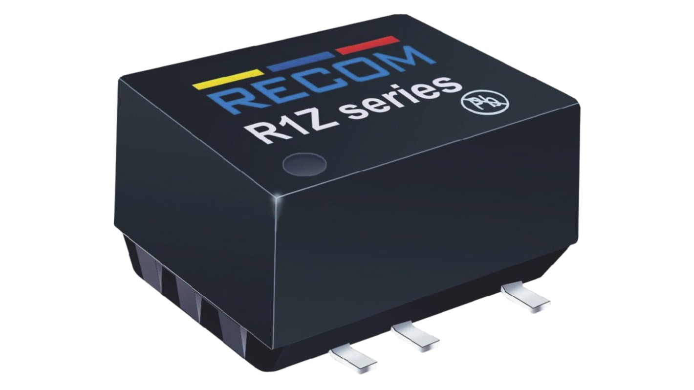 Recom R1Z DC/DC-Wandler 1W 5 V dc IN, 5V dc OUT / 200mA Oberflächenmontage 2kV dc isoliert