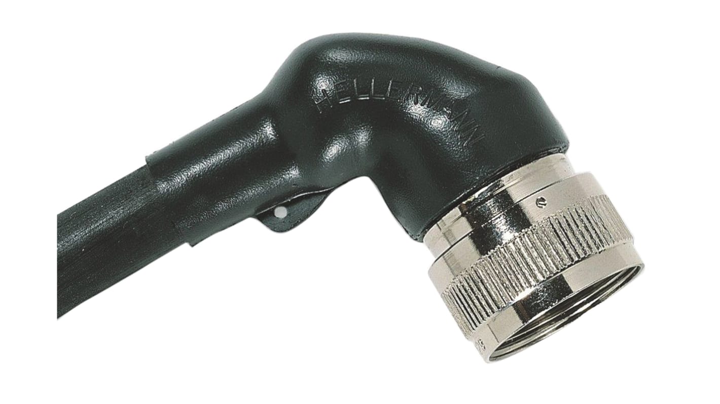 HellermannTyton Cable Boot Black, Fluid Resistant Elastomer, 66mm