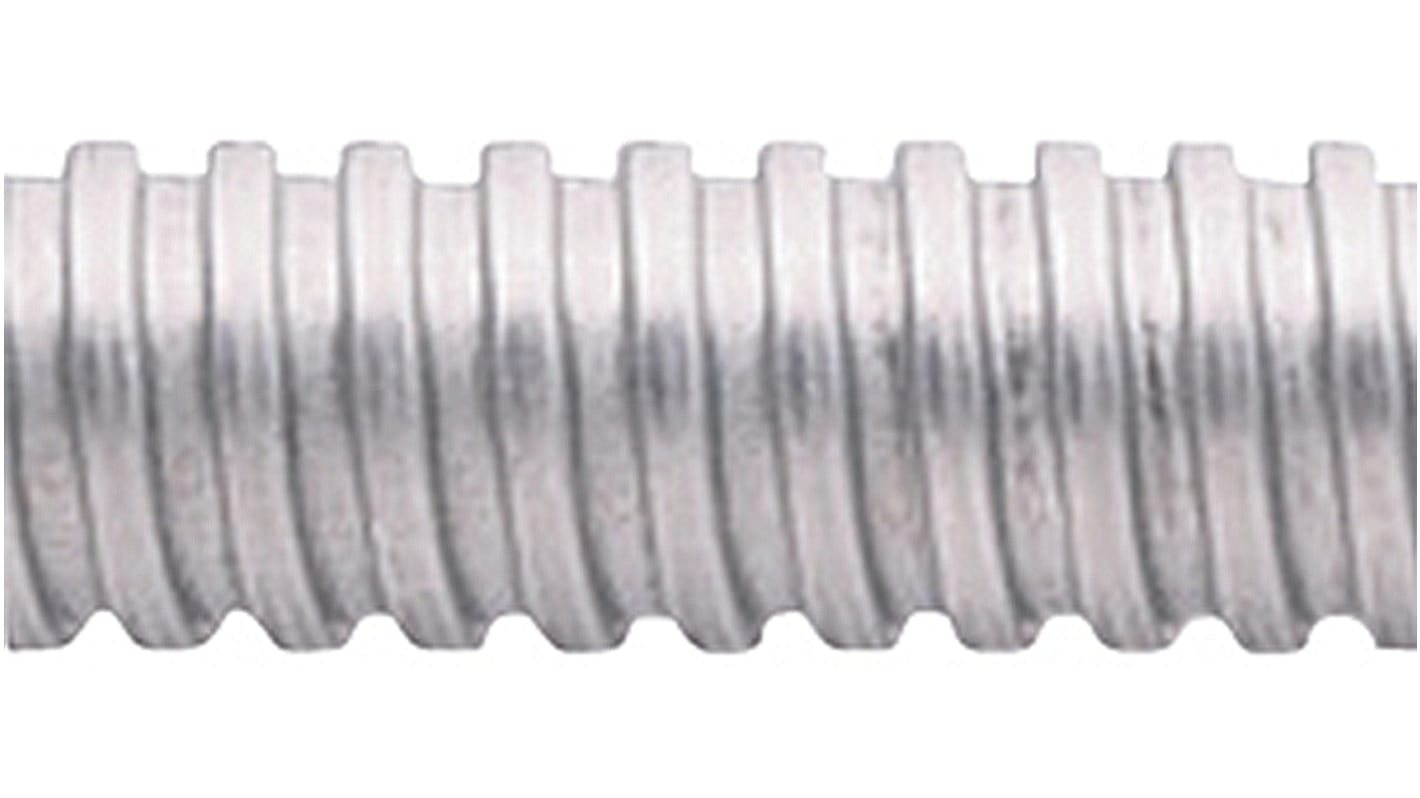 Adaptaflex Flexible Conduit, 20mm Nominal Diameter, Galvanised Steel, Metal