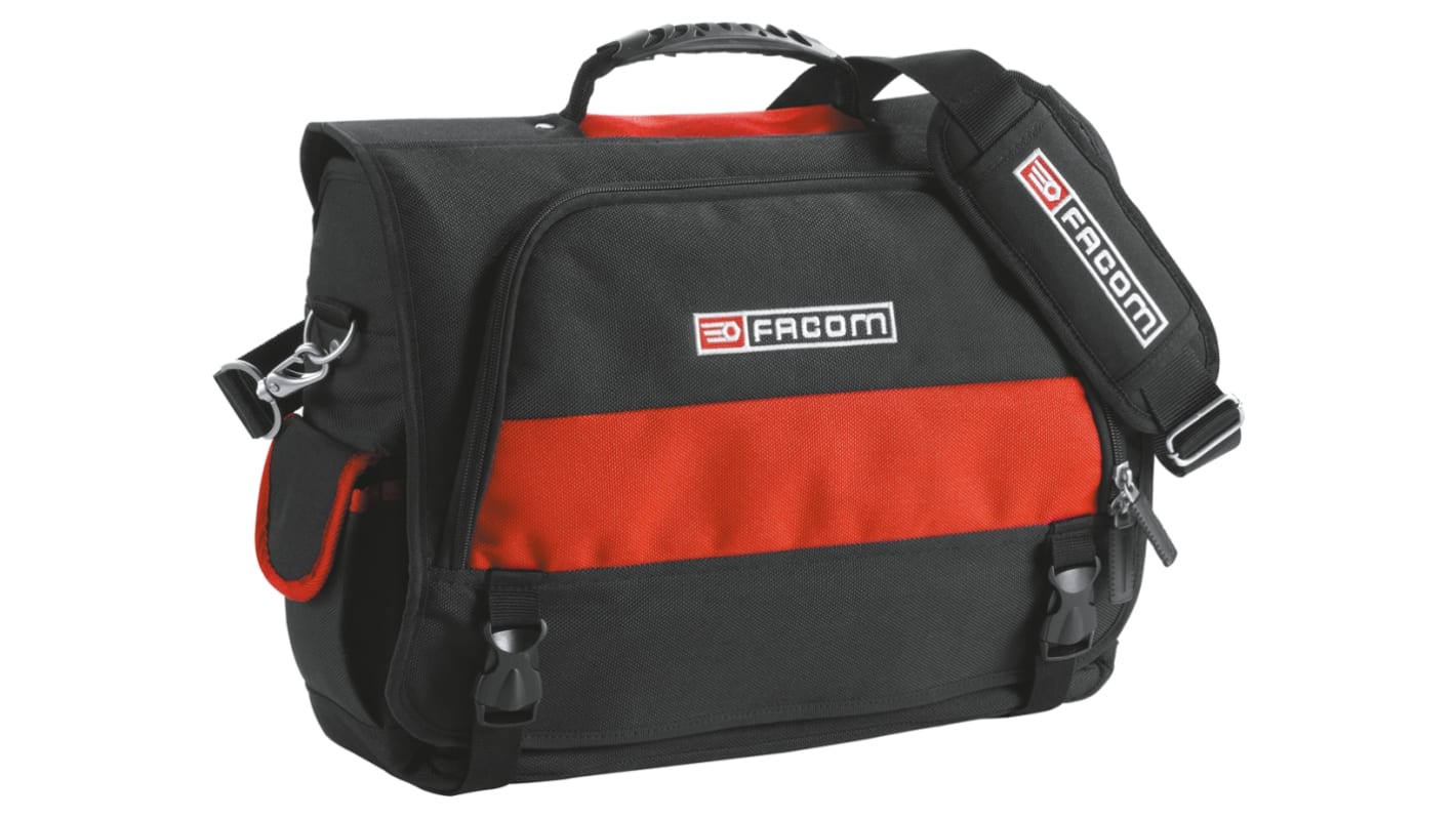 Facom Polyester Werkzeugtasche mit Reißverschluss, 150mm x 460mm x 350mm mit Tragriemen