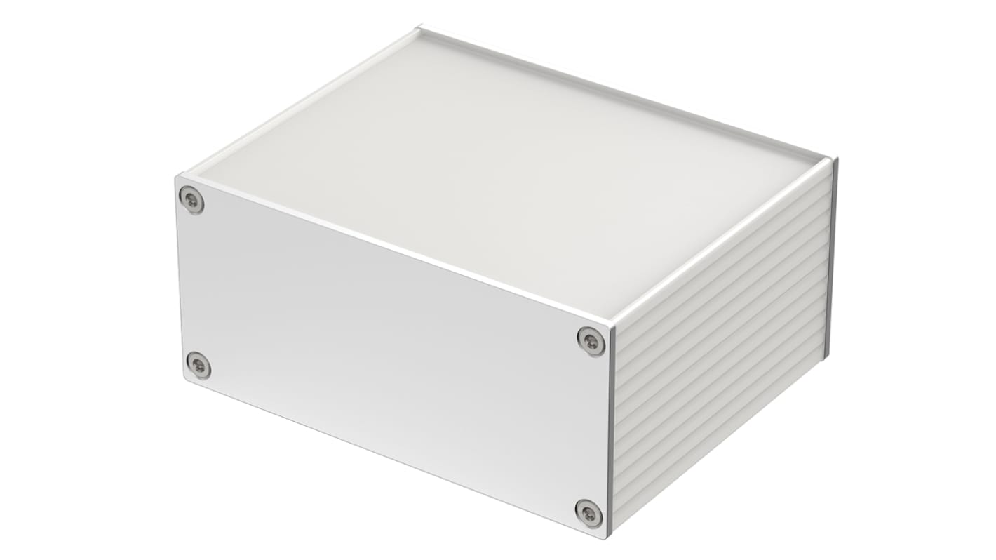 Caja Bopla de Aluminio Aluminio anodizado, 80 x 105 x 48mm, IP40