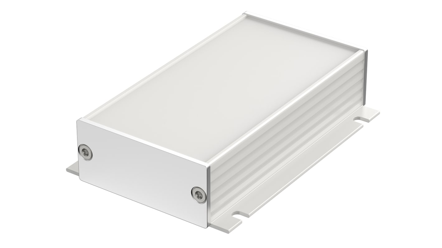 Bopla Filotec (Set) Series Aluminum (Anodized) Aluminium Enclosure, IP40, Flanged, Aluminum (anodized) Lid, 100 x 55.3