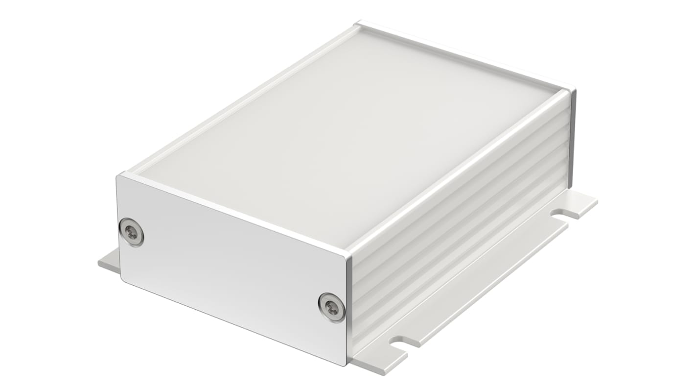 Bopla Filotec (Set) Series Aluminum (Anodized) Aluminium Enclosure, IP40, Flanged, Aluminum (anodized) Lid, 80 x 55.3 x