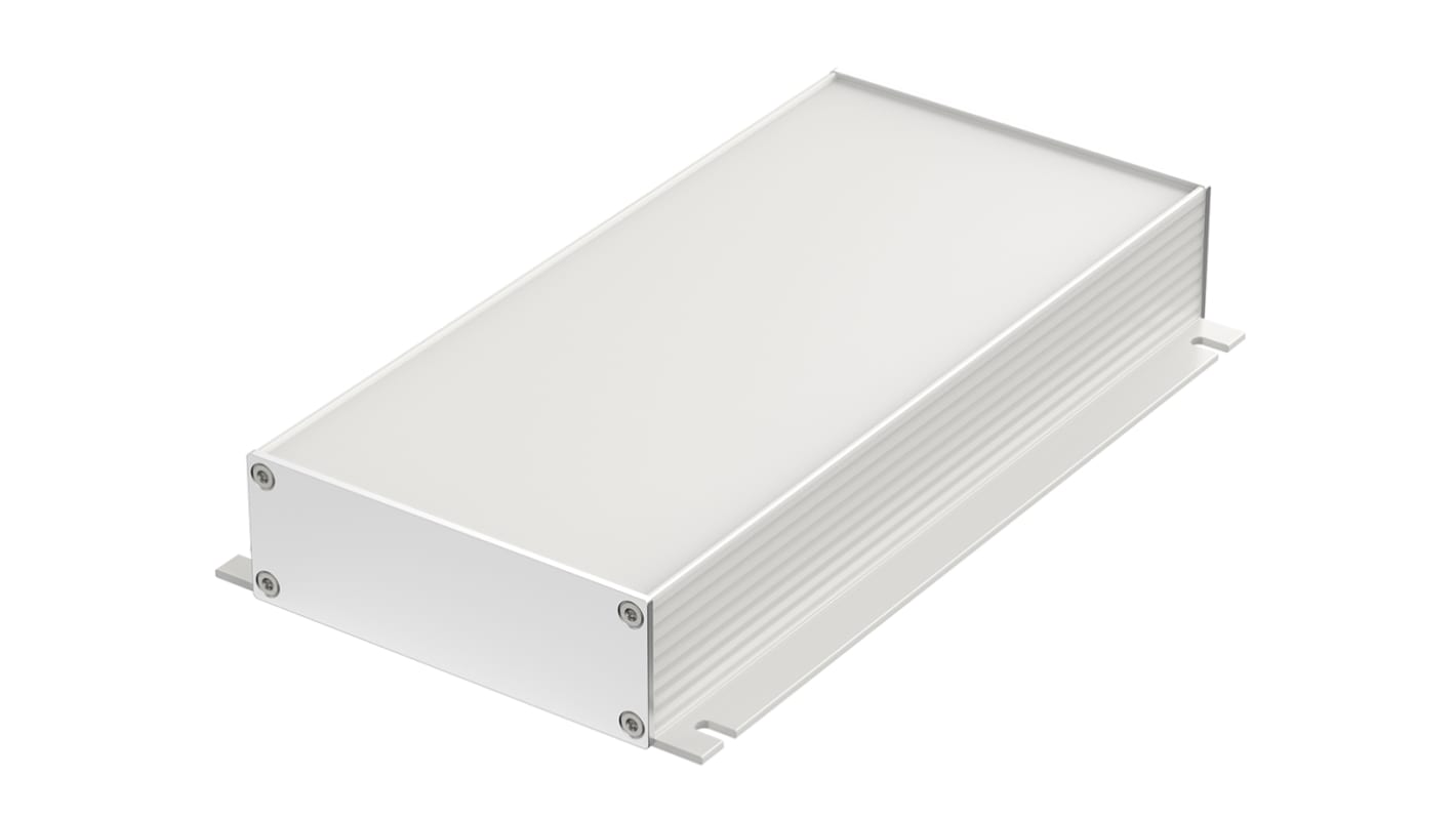 Bopla Filotec (Set) Series Aluminum (Anodized) Aluminium Enclosure, IP40, Flanged, Aluminum (anodized) Lid, 220 x 105 x