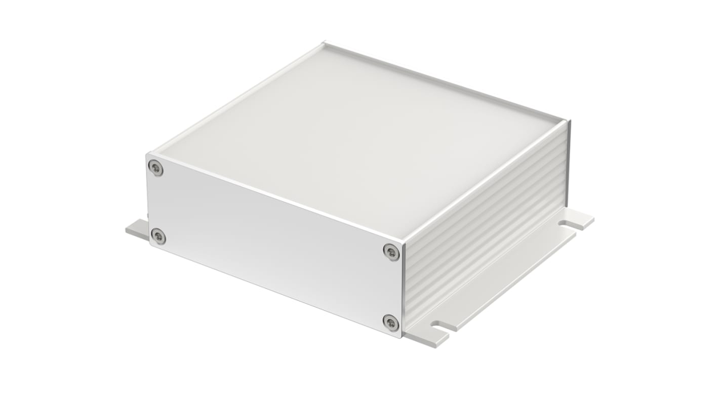 Caja Bopla de Aluminio Aluminio anodizado, 100 x 105 x 36mm, IP40