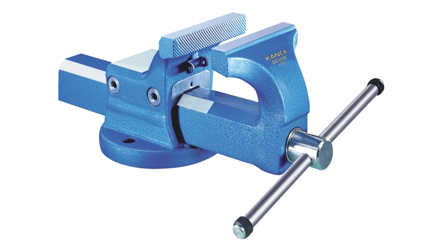 RS PRO Bench Vice x 105mm 200mm x 205mm, 27kg