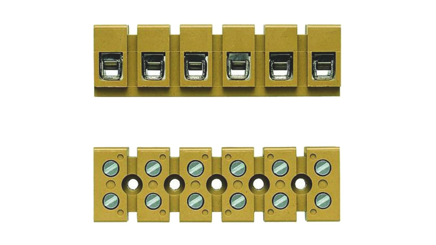 Weidmuller MK Series Yellow Feed-Through Terminal, 2.5mm², Screw Termination