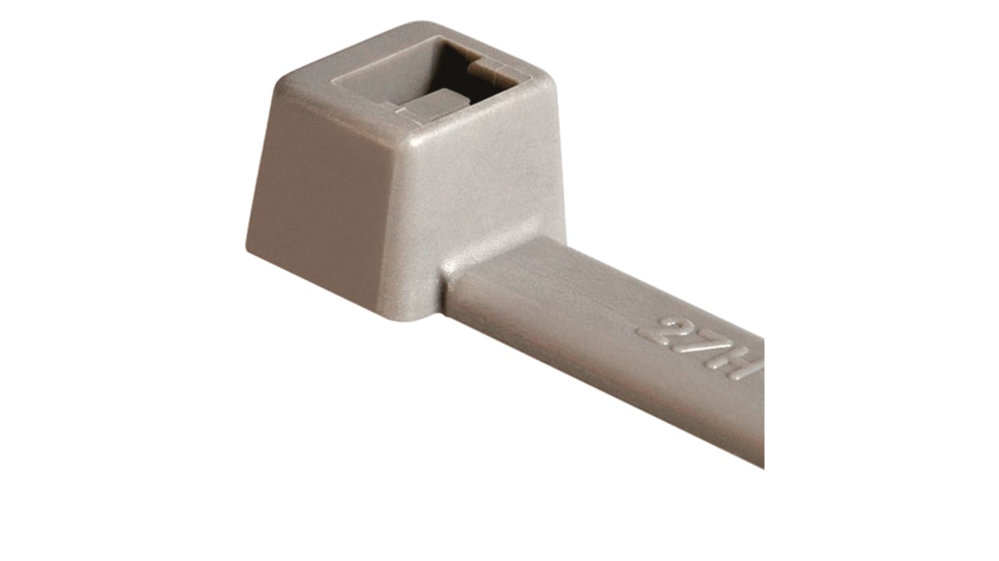 Serre-câble HellermannTyton T120R(E) 390mm x 7,6 mm Gris en Polyamide