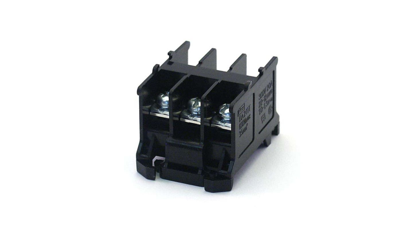 Idec BN/BNH Series Fuse Terminal Block, Screw Termination, Fused