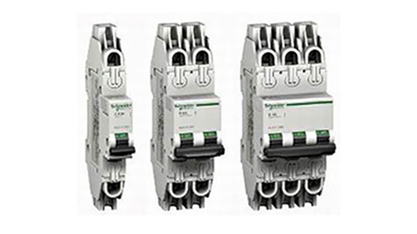 Schneider Electric C60 MCB Mini Circuit Breaker2P, 5A Curve C, 480Y/277V AC, 125V DC, 10 kA Breaking Capacity